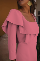Vestido volante desigual