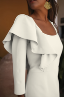 Vestido volante desigual