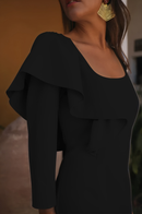 Vestido volante desigual